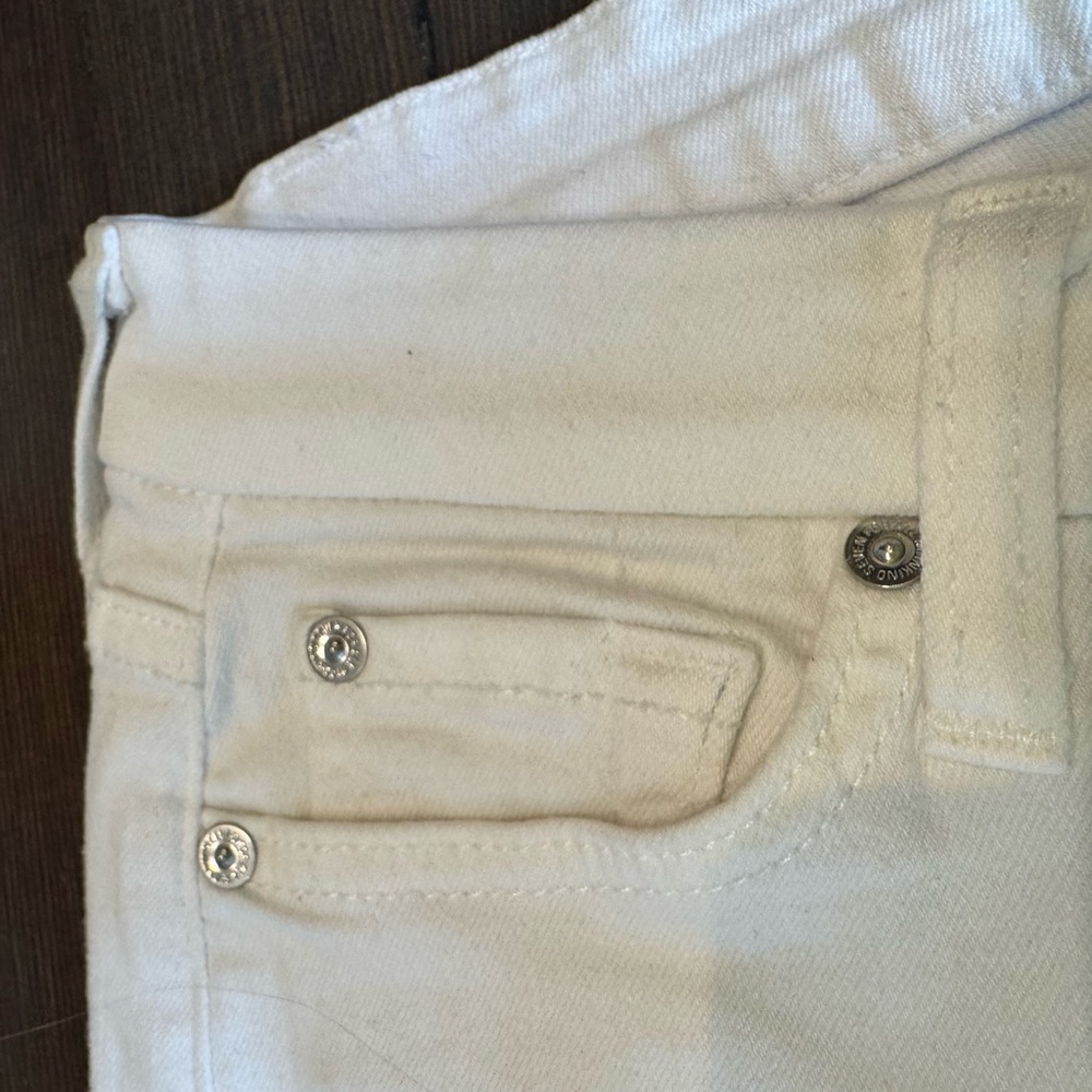 7 for All Mankind, Kimmie Crop size 27 white jeans - Picture 11 of 14